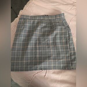Nasty Gal plaid mini skirt